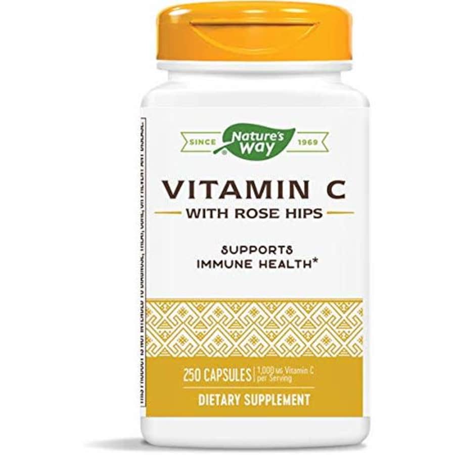 Nature's Way Vitamin C 500 with Rose Hips, 250 Capsules for $19 Nature's Way Vitamin C 500 with Rose Hips, 250 Capsules for $19