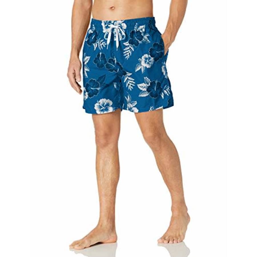 Kanu Surf Men's Havana Swim Trunks (Regular & Extended Sizes), Miami Denim, Small for $17