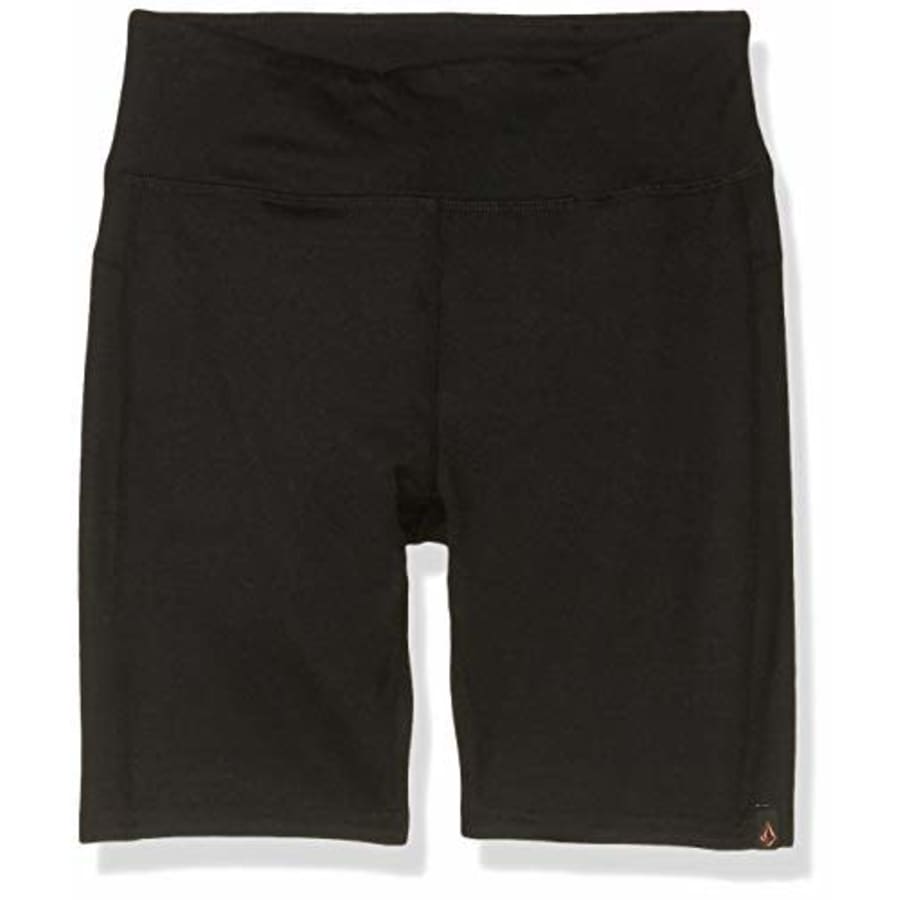 Volcom Girls' Lil Bike Short, Black, X-Large (14/16) for $17