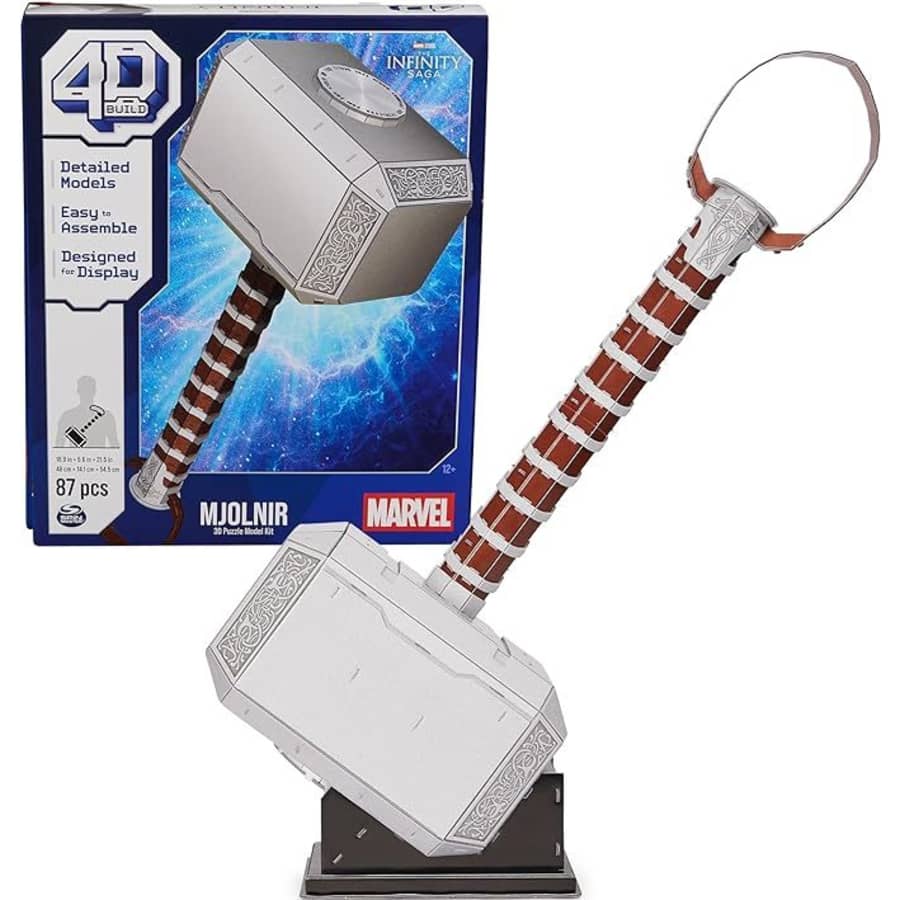 Marvel Mjolnir Thor Hammer 3D Puzzle Model Kit for $7 Marvel Mjolnir Thor Hammer 3D Puzzle Model Kit for $7