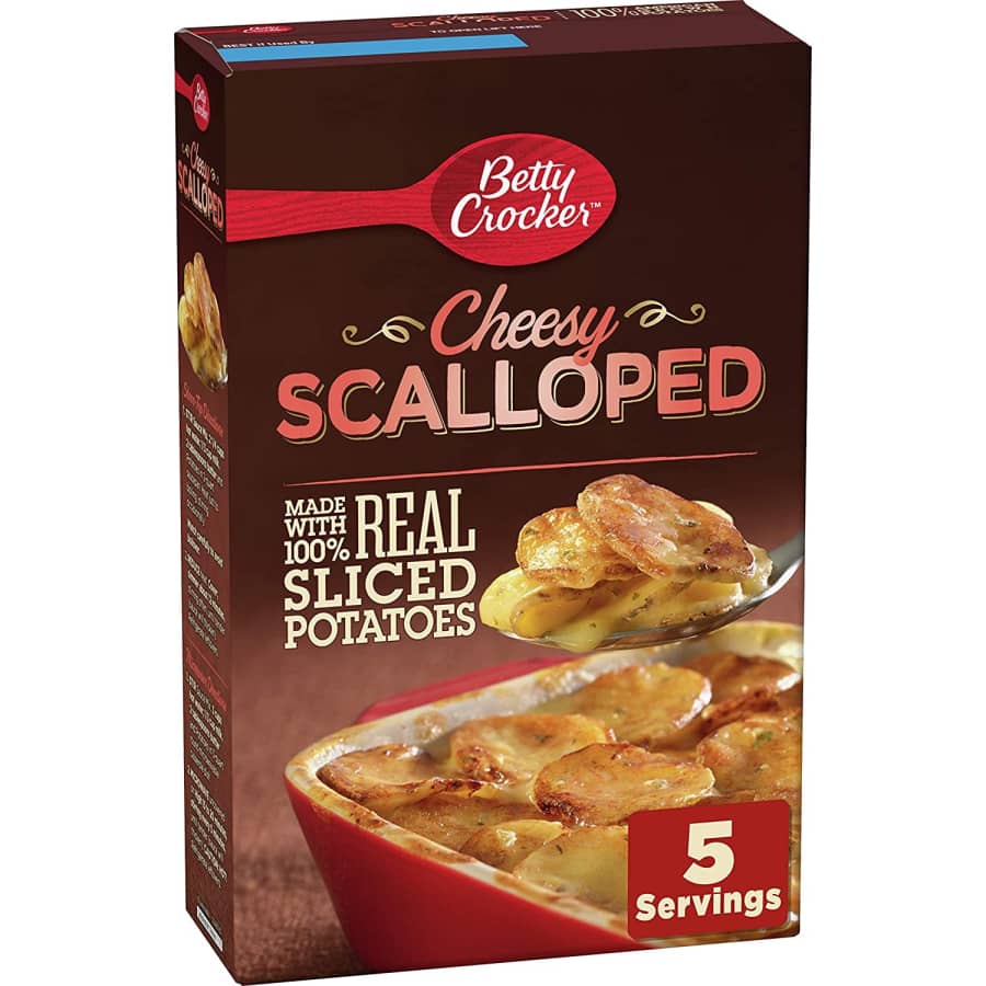 Betty Crocker Cheesy Scalloped Potatoes 12-Pack for $37