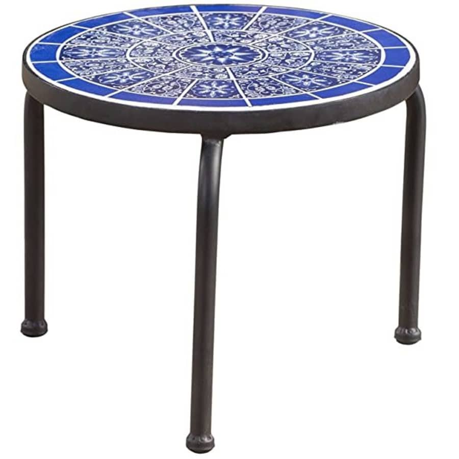 Christopher Knight Home Slate Outdoor Ceramic Tile Side Table for $39 Christopher Knight Home Slate Outdoor Ceramic Tile Side Table for $39