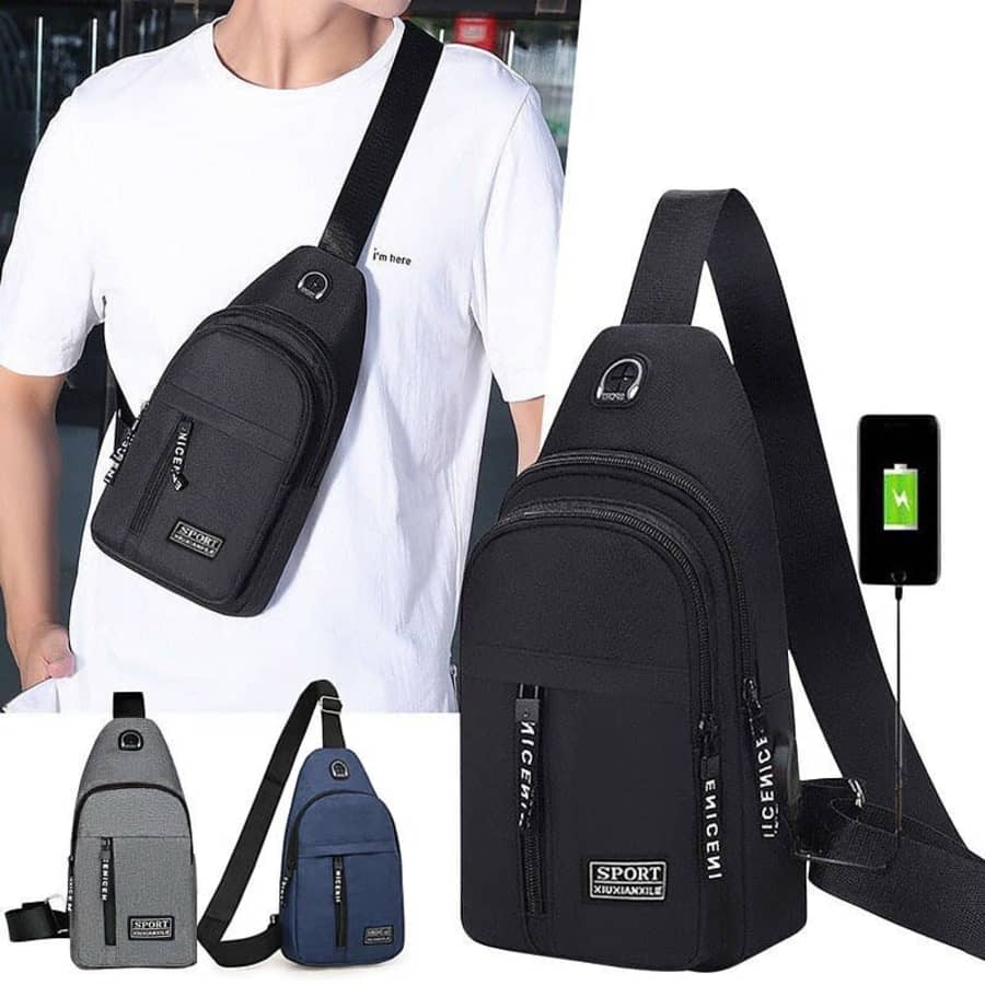 Bettermrcloth Men's Chest Bag for $6 Bettermrcloth Men's Chest Bag for $6