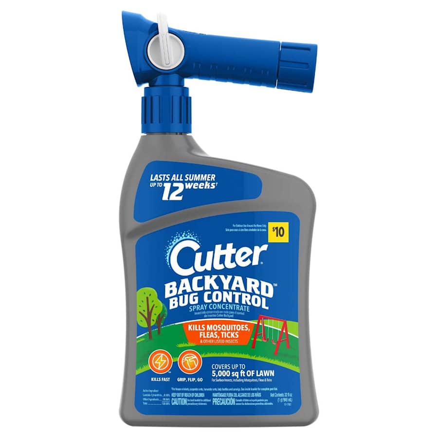 Cutter Backyard Bug Control 32-oz. Spray Concentrate for $4