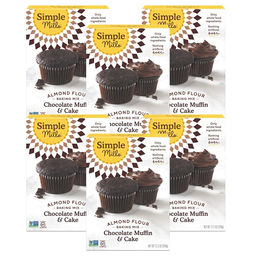Simple Mills Almond Flour Chocolate Muffin and Cake Baking Mix 6-Pack for $41