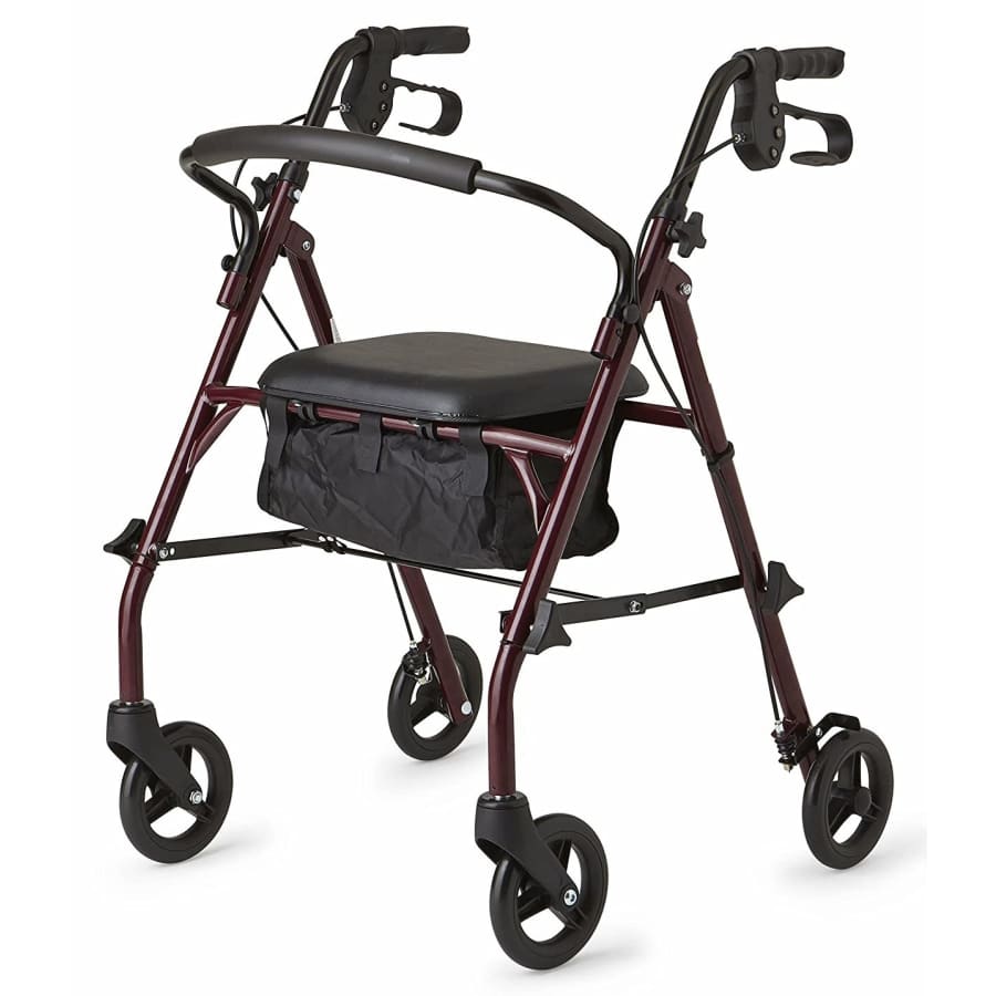 Medline Steel Rollator Walker for $68 Medline Steel Rollator Walker for $68