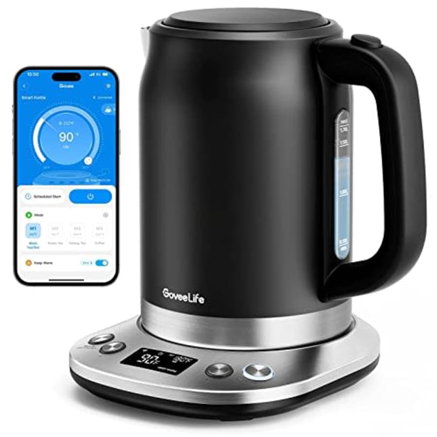 GoveeLife 1.7L Smart Electric Kettle for $63 GoveeLife 1.7L Smart Electric Kettle for $63