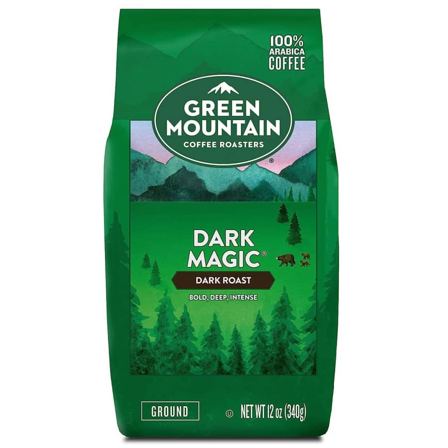Green Mountain Coffee Roasters Dark Magic Ground Coffee 12-oz. Bag for $10