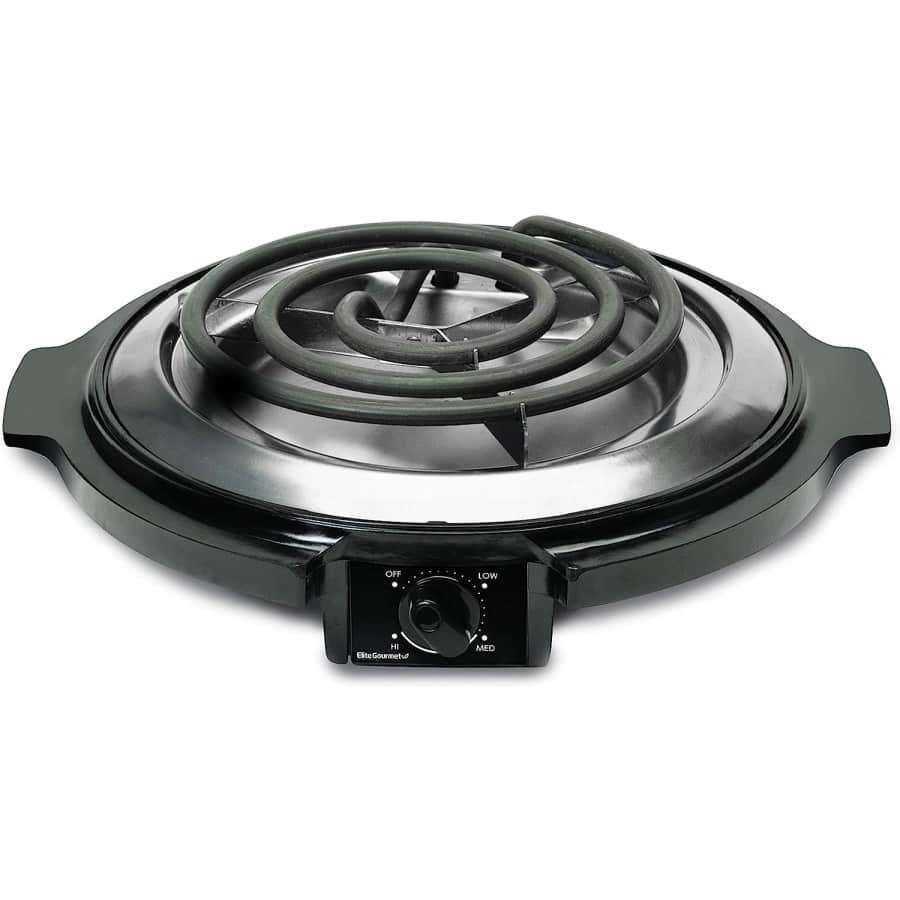 Elite Gourmet Portable Countertop Burner for $12 Elite Gourmet Portable Countertop Burner for $12