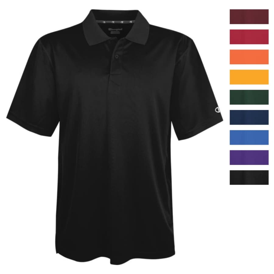 Champion Men's Ultimate Double Dry Solid Polo Shirt for $9 Champion Men's Ultimate Double Dry Solid Polo Shirt for $9