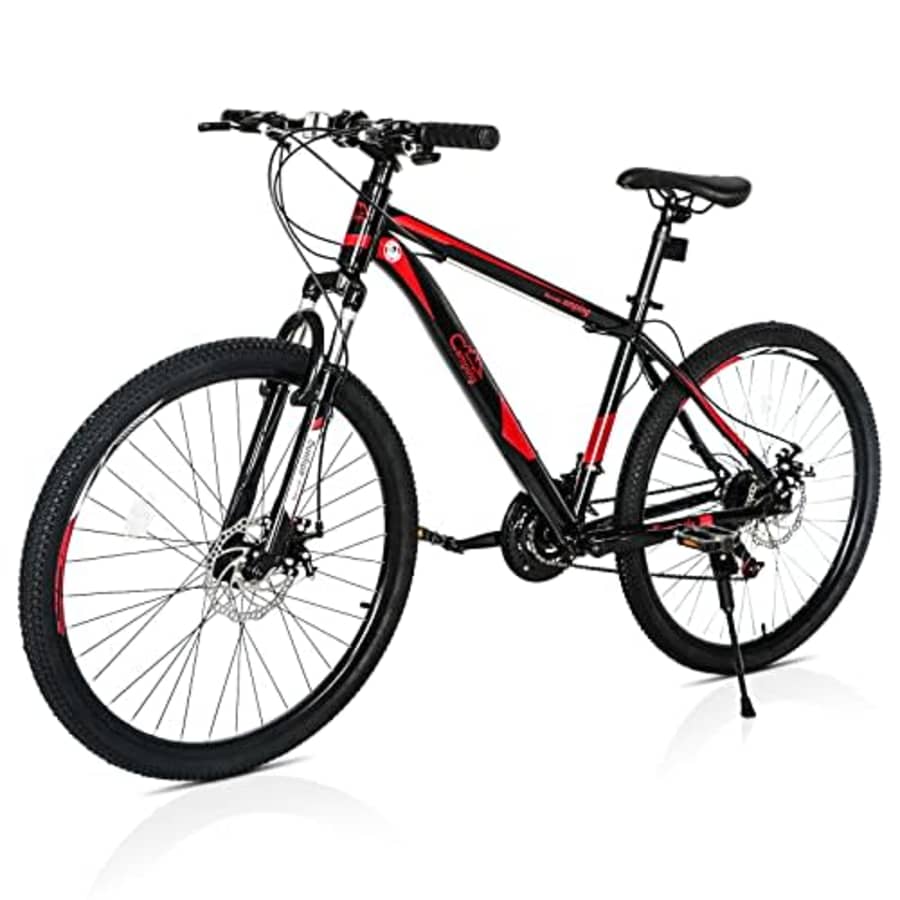 Ktaxon Mountain Bike 26 Inch Men & Women Mountain Bike 21-Speed Adult Bikes, Double Disc Brake, for $90