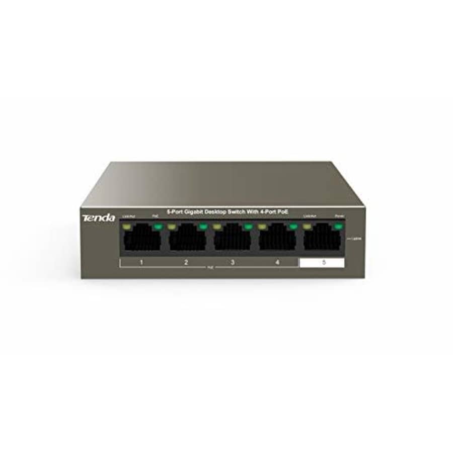 Tenda Switch PoE 5 Porte Gigabit 10/100/1000 Mbps, 4 Porte PoE+ Fino a 63W, Desktop/Parete, Switch for $20 Tenda Switch PoE 5 Porte Gigabit 10/100/1000 Mbps, 4 Porte PoE+ Fino a 63W, Desktop/Parete, Switch for $20