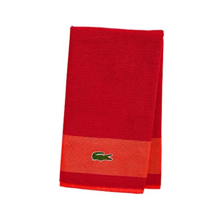 Lacoste Match Bath Towel, 100% Cotton, 600 GSM, 30"x52", Formula 1 for $29