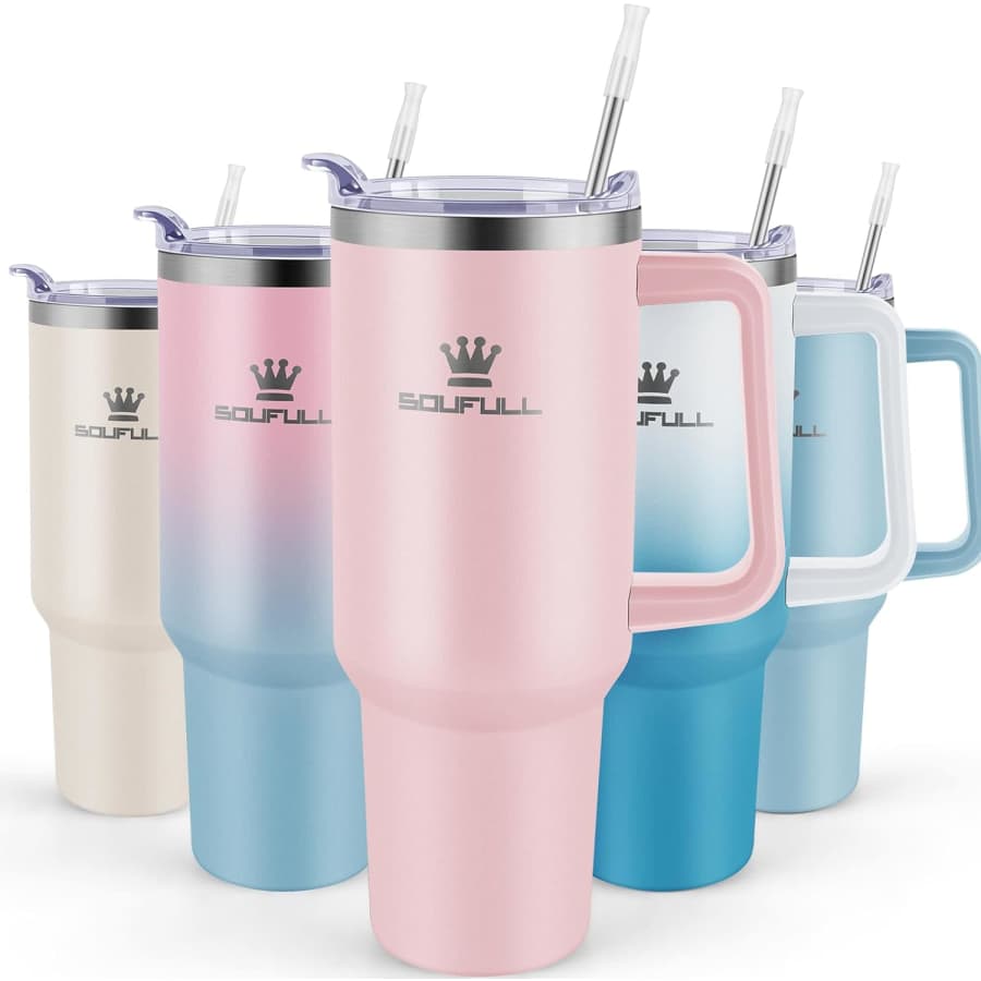 40-oz. Stainless Steel Double Wall Tumbler for $21