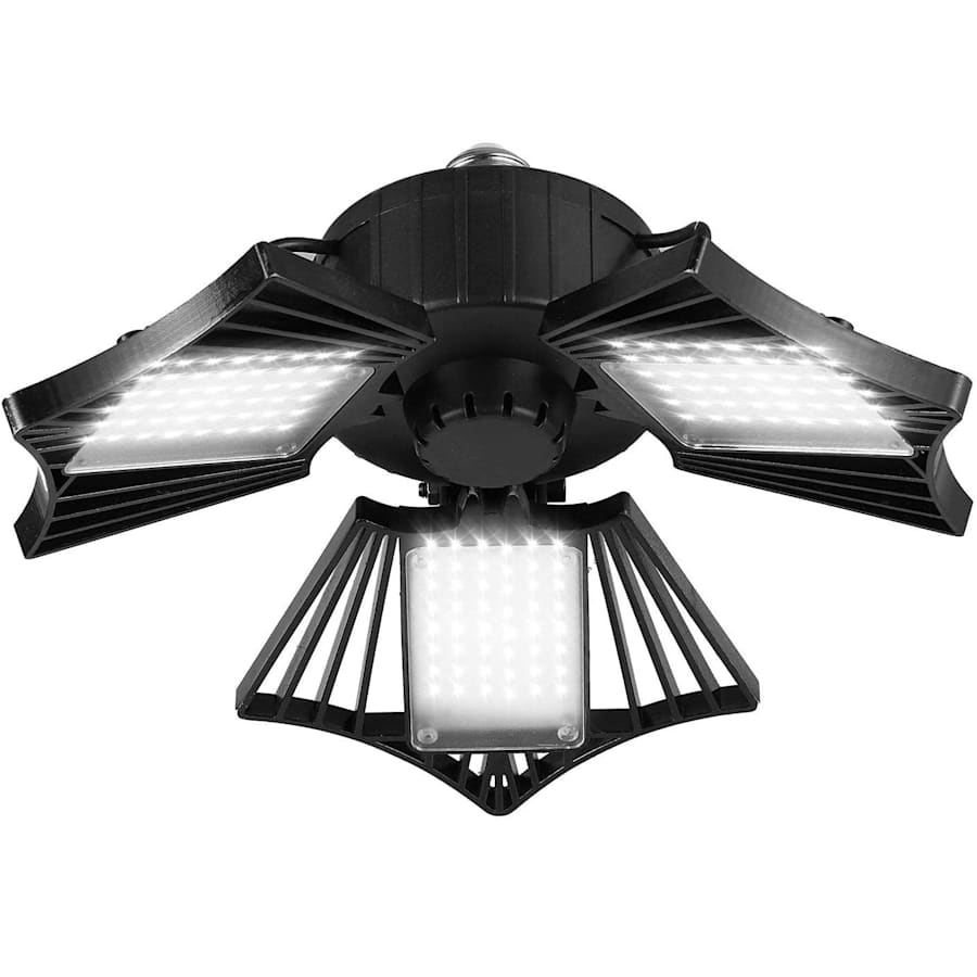 ETS 80W Deformable LED Garage Light for $11