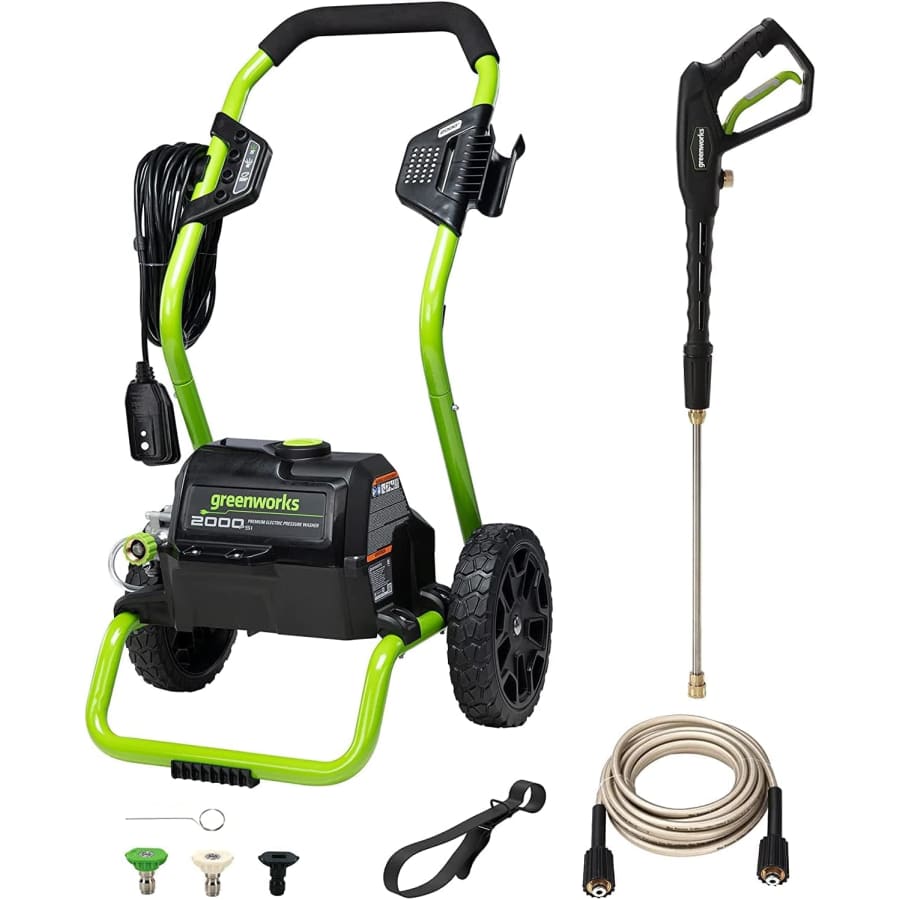 Greenworks 2,000-PSI 13A Electric Pressure Washer for $152 Greenworks 2,000-PSI 13A Electric Pressure Washer for $152