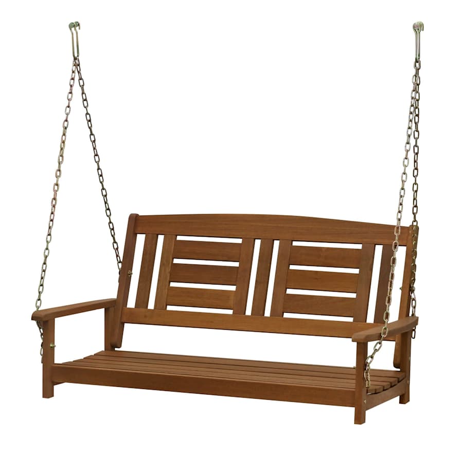 Furinno Tioman Hardwood Hanging Porch Swing for $110