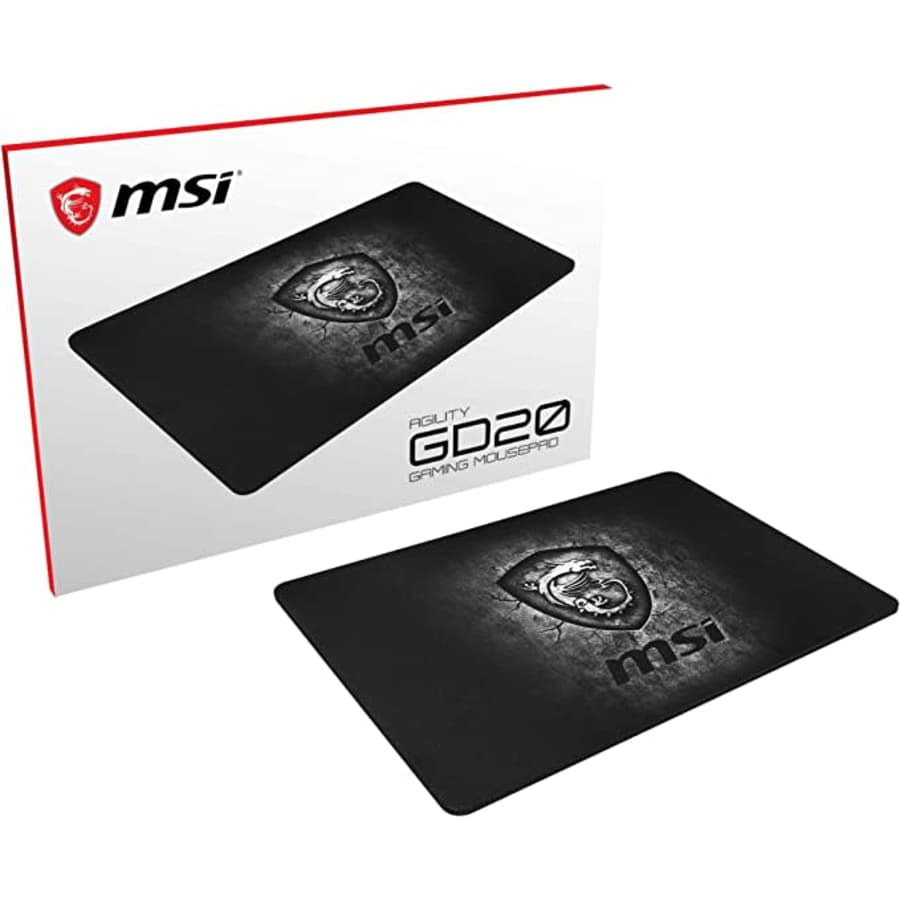 MSI Agility GD20 Premium Gaming Mouse Pad for $10