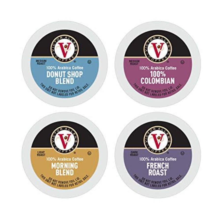 Victor Allen's Donut Shop, Morning Blend, 100% Colombian, and French Roast Variety Pack for K-Cup, Keurig 2.0 for $39