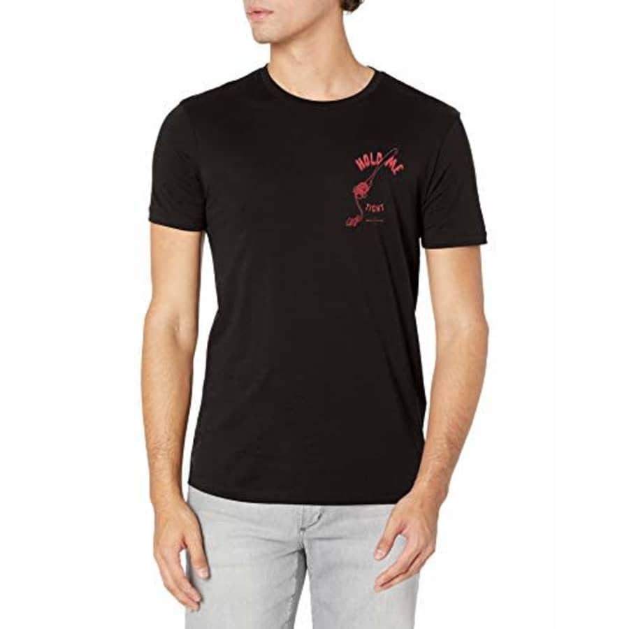 A|X Armani Exchange Men's Graphic T-Shirt, Black Hold me, M for $43