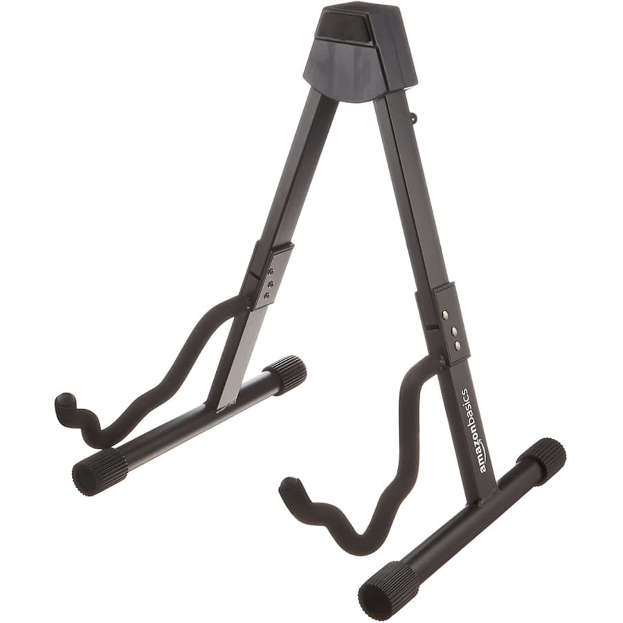 AmazonBasics Folding A-Frame Guitar Stand for $21