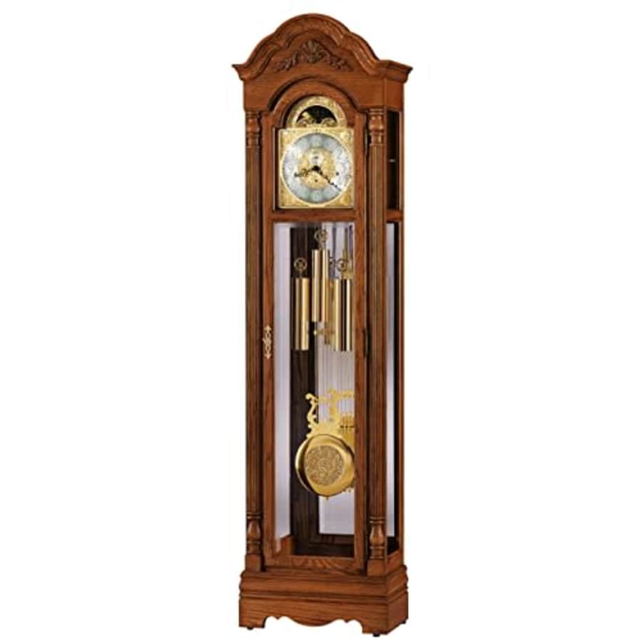 Howard Miller Morel Floor Clock II 549-031 - Illuminated Oak Yorkshire Vertical Grandfather Home for $2,221