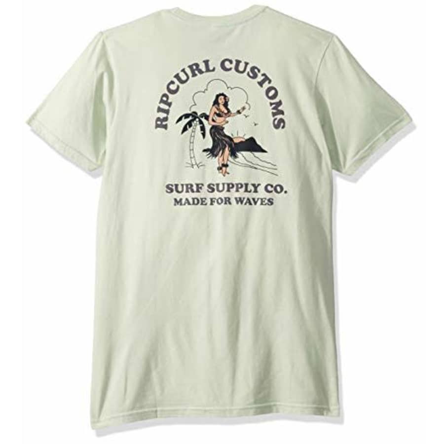 Rip Curl Men's Island TIME Premium TEE Shirt, Mint, S for $23