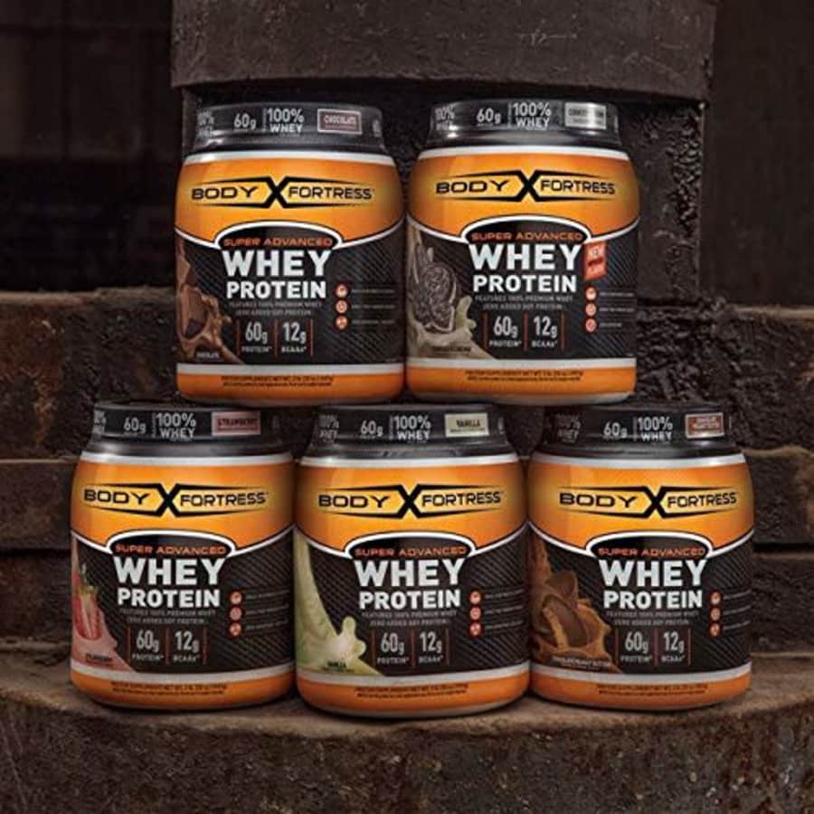Body Fortress Whey Protein Powder 5 lb, Banana Creme for $58