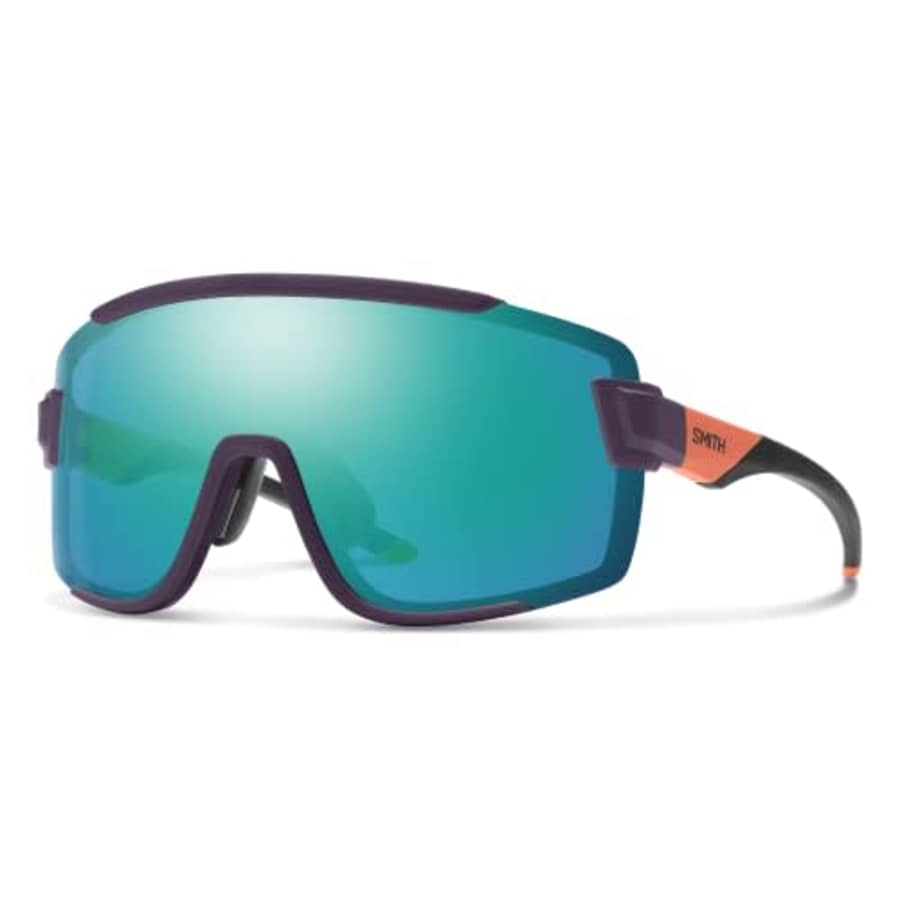 Smith Wildcat Sunglasses with ChromaPop Lens Shield Lens Performance Sports Sunglasses for Biking, for $219
