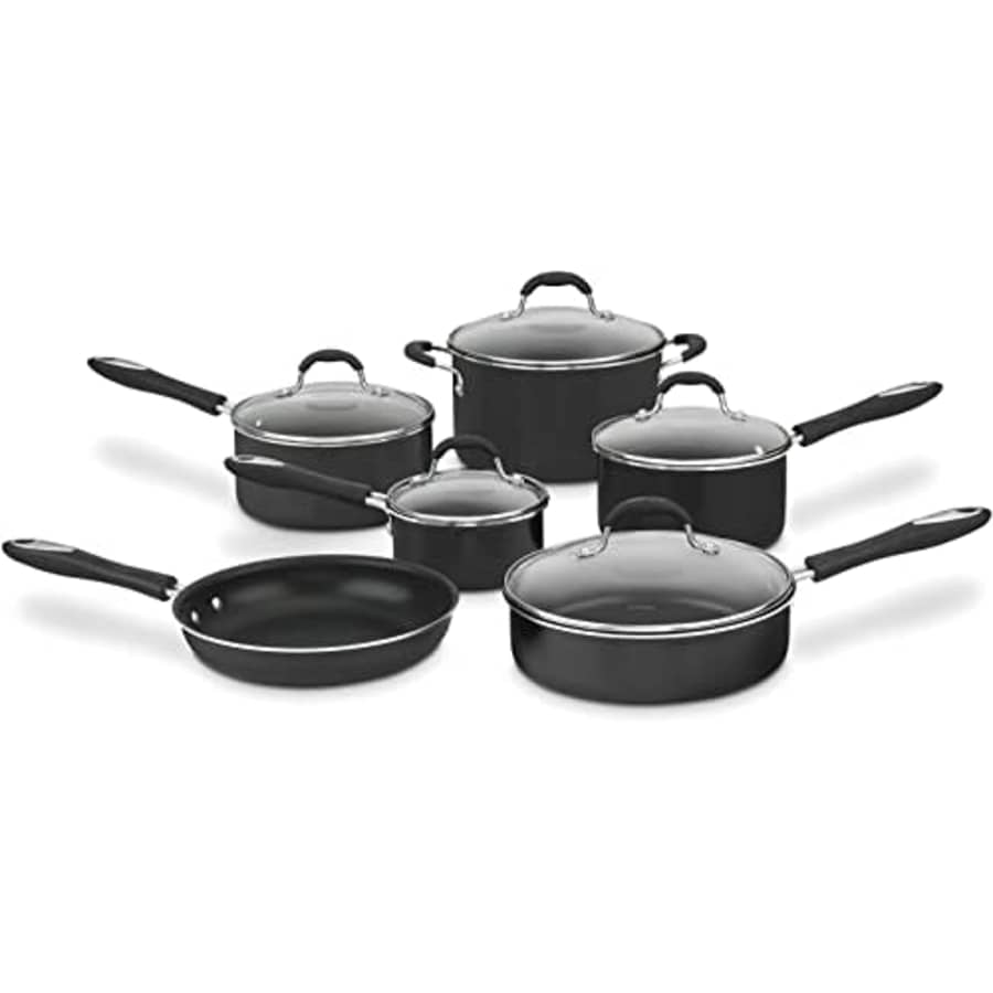 Cuisinart 55-11BK 11-pc. non-stick aluminum cookware set for $115