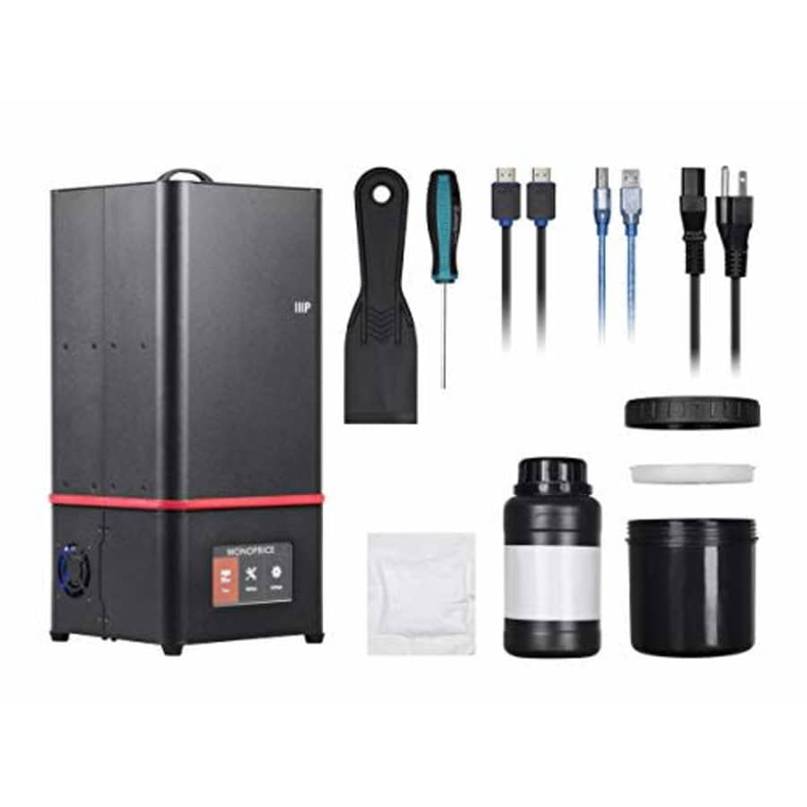Monoprice Mini Deluxe SLA Resin UV 3D Printer With (120 x 70 x 200 mm) Build Area, Ultra High for $409 Monoprice Mini Deluxe SLA Resin UV 3D Printer With (120 x 70 x 200 mm) Build Area, Ultra High for $409