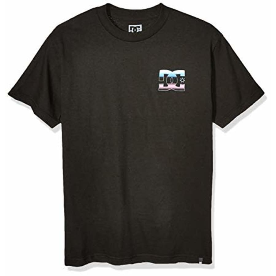 DC Shoes DC APPAREL Men's DC Graphic Short Sleeve Tee Shirt, Black Chrome Skull sos, S for $7 DC Shoes DC APPAREL Men's DC Graphic Short Sleeve Tee Shirt, Black Chrome Skull sos, S for $7
