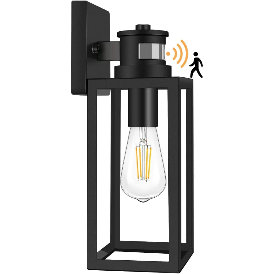 Tobusa Motion Sensor Outdoor Wall Lantern for $34 Tobusa Motion Sensor Outdoor Wall Lantern for $34