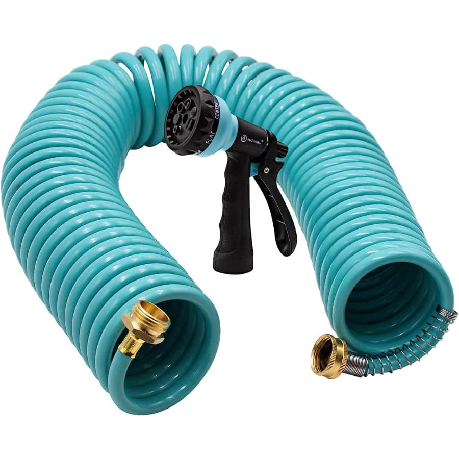 Automan 50-Foot Recoil Garden Water Hose for $26 Automan 50-Foot Recoil Garden Water Hose for $26
