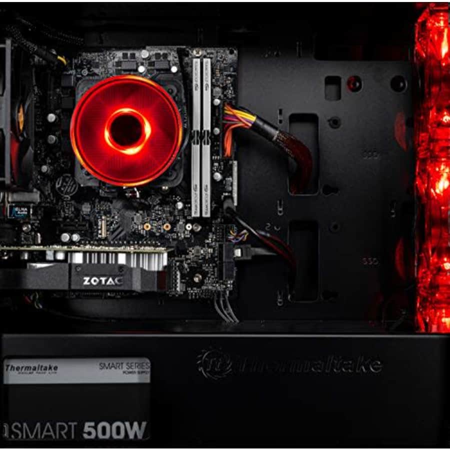 SkyTech Blaze - Gaming Computer PC Desktop Ryzen 5 1600 6-Core 3.2 GHz, NVIDIA GeForce GTX 1050 Ti for $999