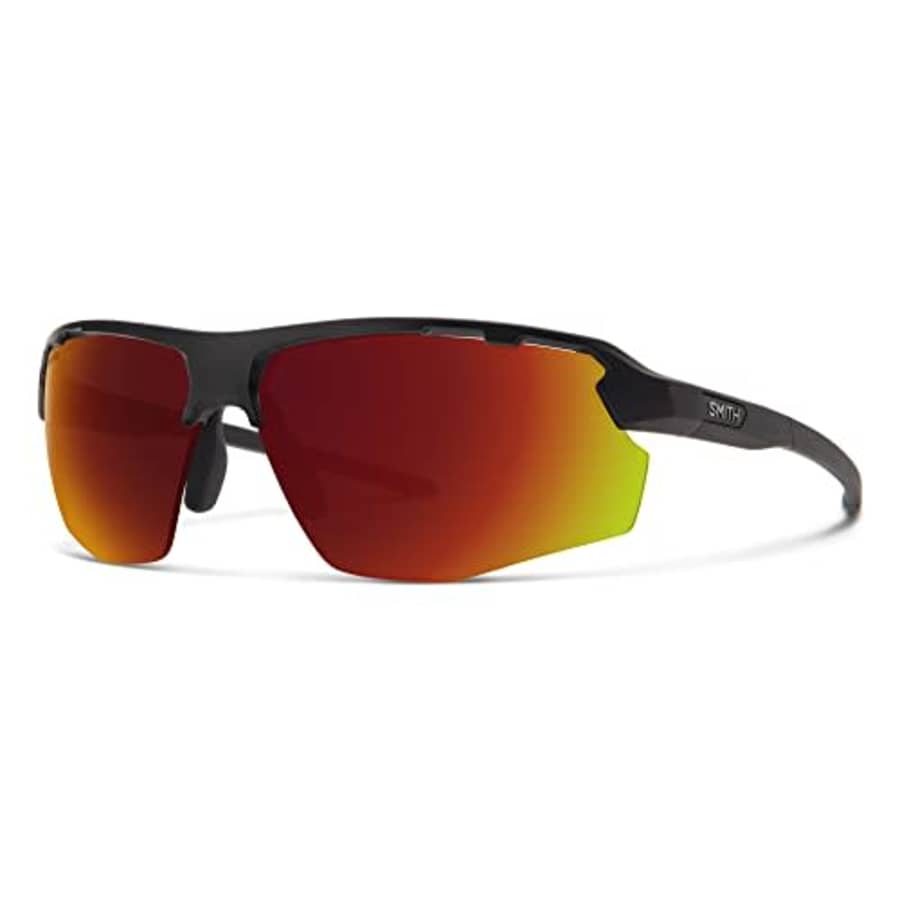 Smith Resolve Sport & Performance Sunglasses - Matte Black | Chromapop Red Mirror for $178