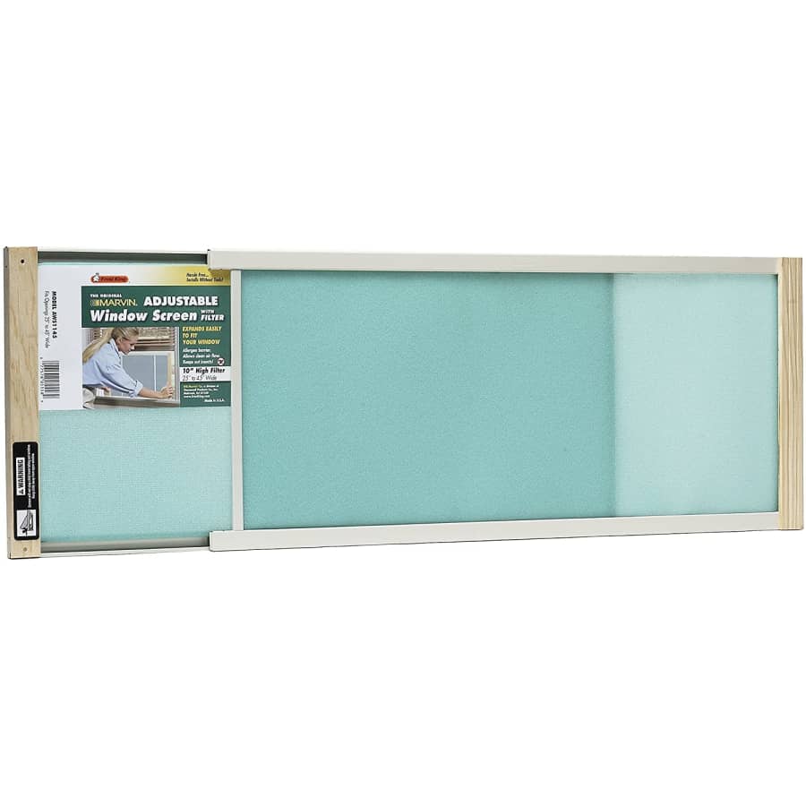 Frost King Marvin Adjustable Window Screen w/ Filter for $30