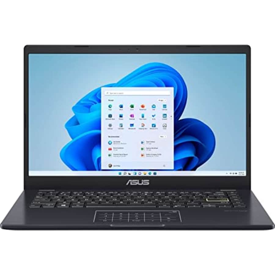 ASUS E410MA 14" Laptop Computer Intel Celeron N4020 1.1GHz Processor; 4GB DDR4 Onboard RAM; 64GB for $165