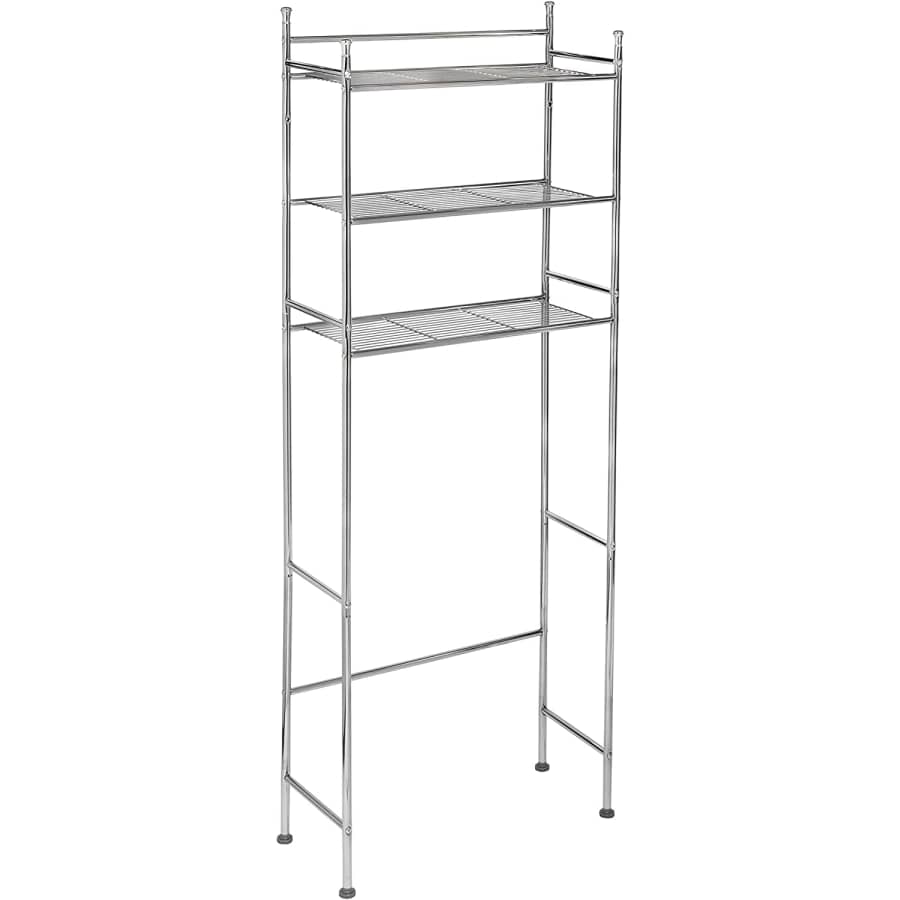 Honey Can Do Chrome 3-Tier Over the Toilet Space Saver for $33