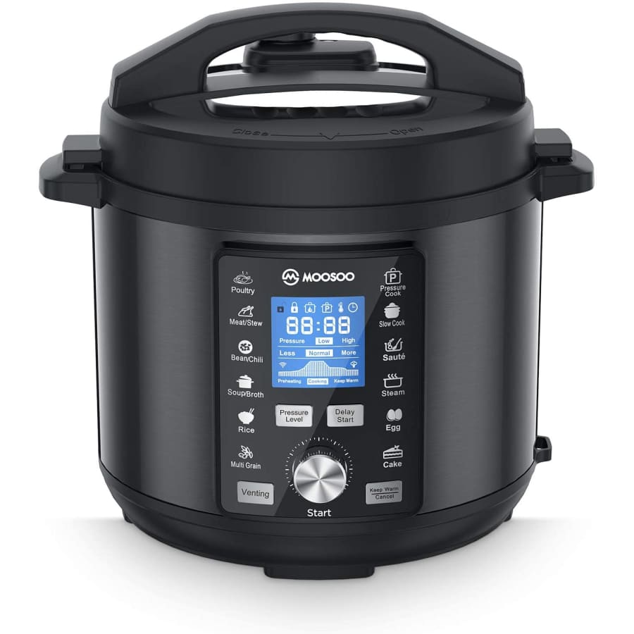 Moosoo 6-Quart 13-in-1 Electric Pressure Cooker for $86