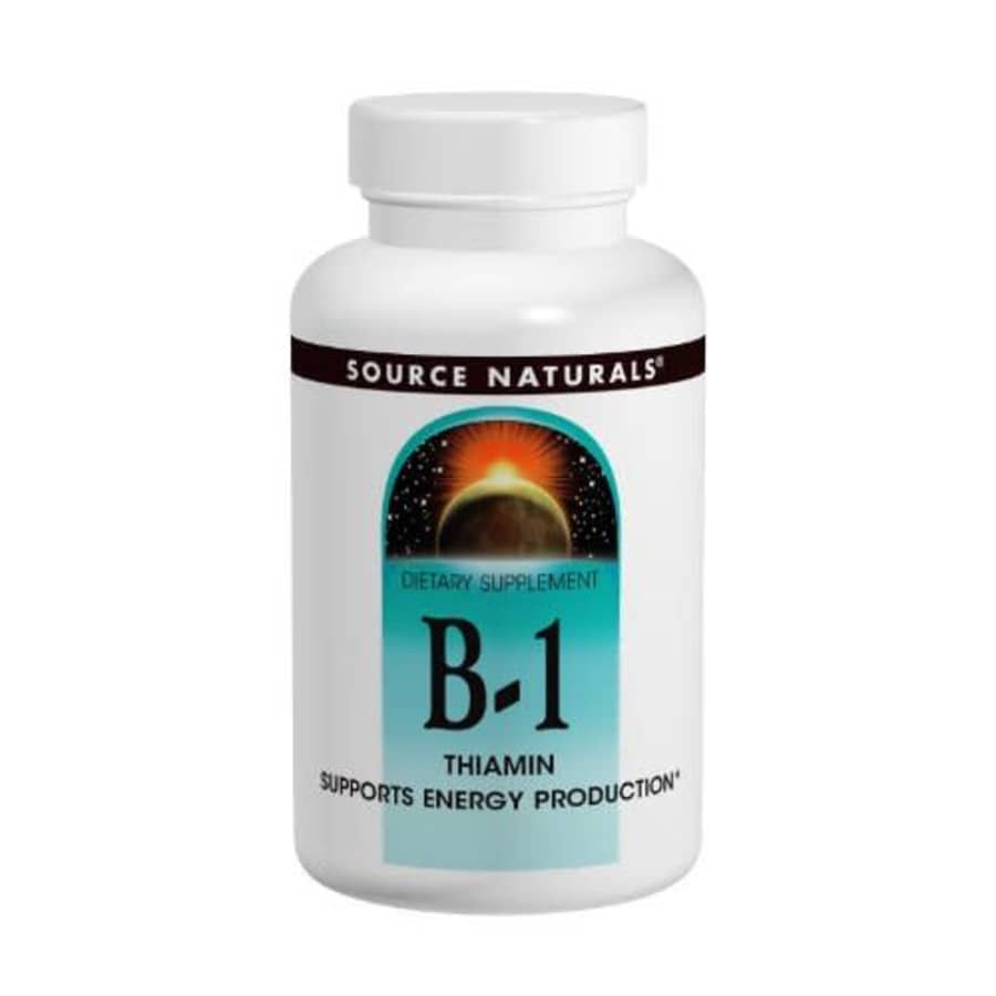 Source Naturals Vitamin B-1 100mg, 100 Tablets (Pack of 2) for $10