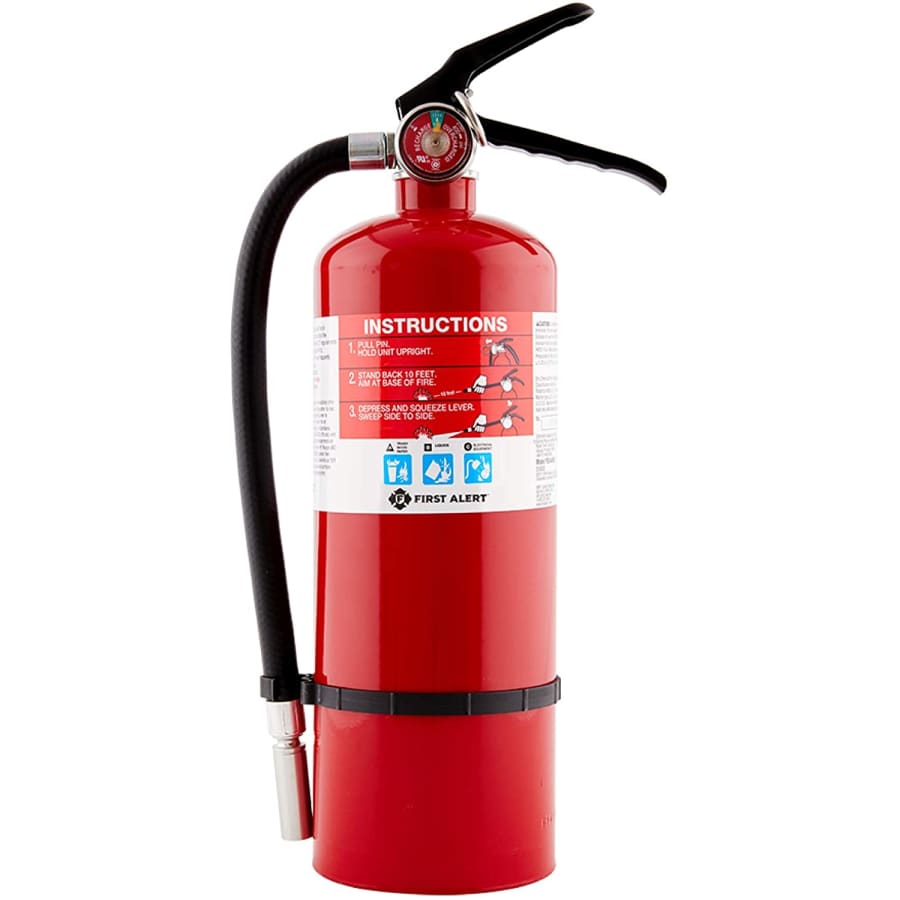 First Alert PRO5 Rechargeable Heavy Duty Plus Fire Extinguisher for $42 First Alert PRO5 Rechargeable Heavy Duty Plus Fire Extinguisher for $42
