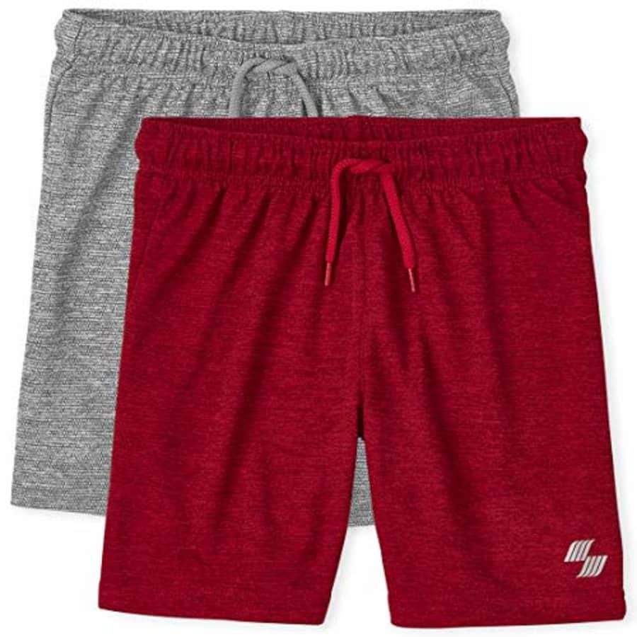 The Children's Place Boys Marled Performance Basketball Shorts 2-Pack, Multi CLR, X-Small for $9 The Children's Place Boys Marled Performance Basketball Shorts 2-Pack, Multi CLR, X-Small for $9