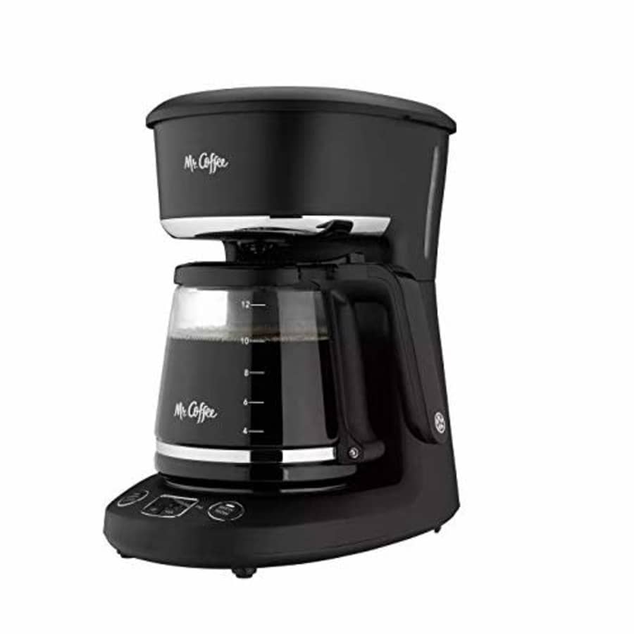 Mr. Coffee Coffee Maker, Programmable Coffee Machine with Auto Pause and Glass Carafe, 12 Cups, for $59 Mr. Coffee Coffee Maker, Programmable Coffee Machine with Auto Pause and Glass Carafe, 12 Cups, for $59