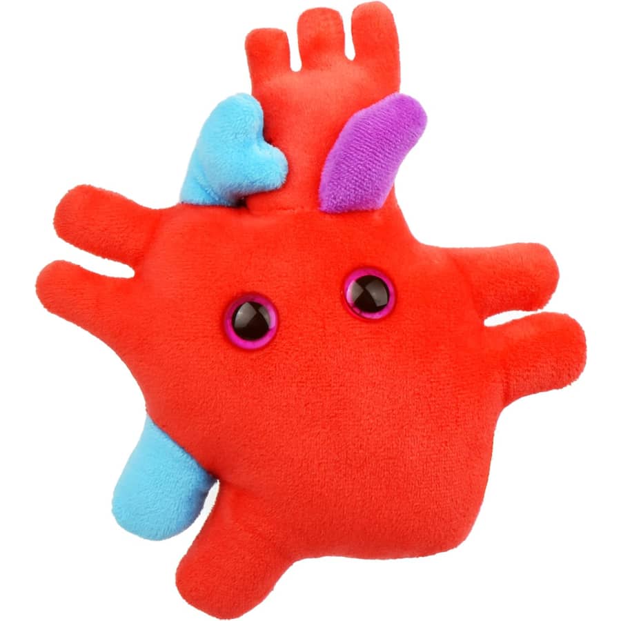GIANTmicrobes Heart Plush for $16 GIANTmicrobes Heart Plush for $16