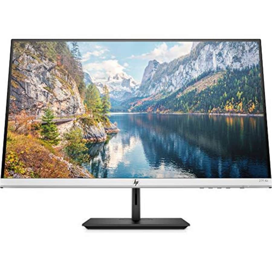 HP 27-inch Monitor with Height Adjust (27f 4K, Natural Silver and Black) for $349 HP 27-inch Monitor with Height Adjust (27f 4K, Natural Silver and Black) for $349
