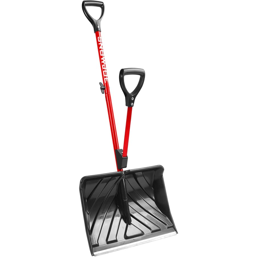 Snow Joe Shovelution Strain-Reducing 18" Snow Shovel for $25 Snow Joe Shovelution Strain-Reducing 18" Snow Shovel for $25