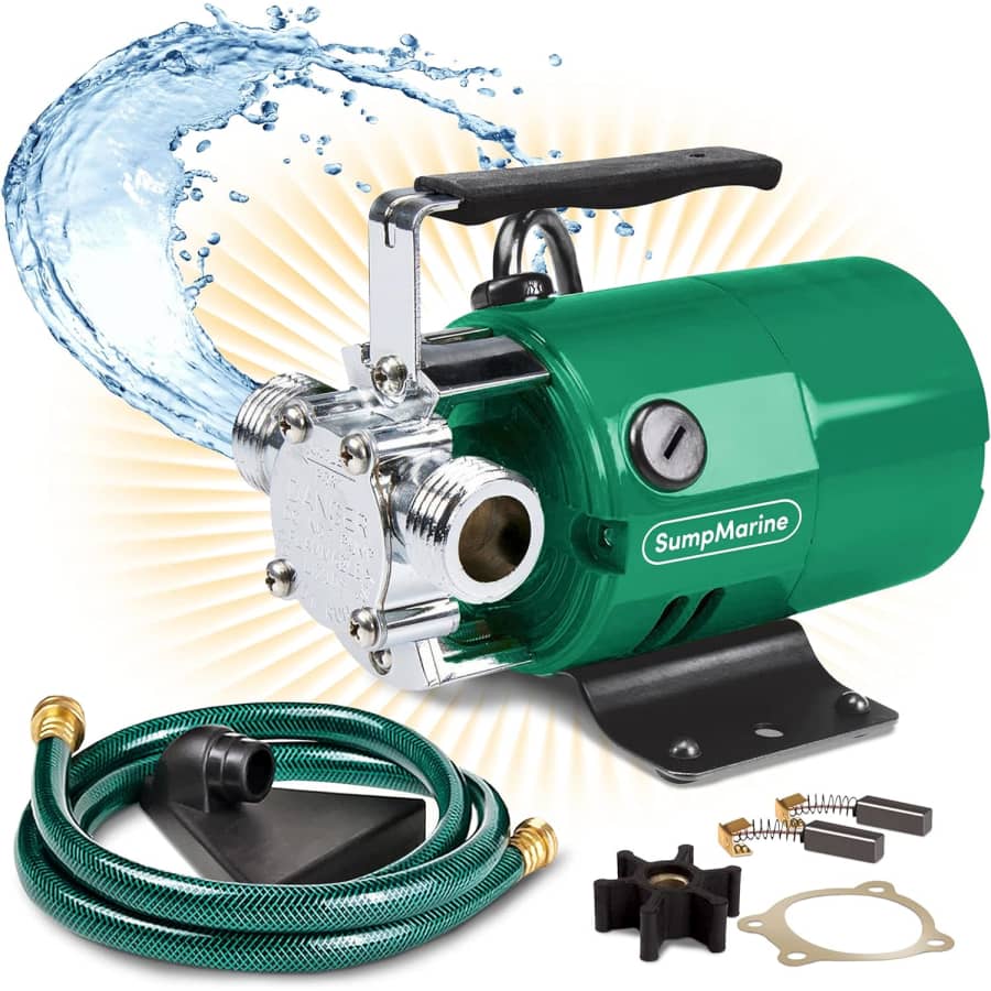 SumpMarine Water Transfer Pump: $40