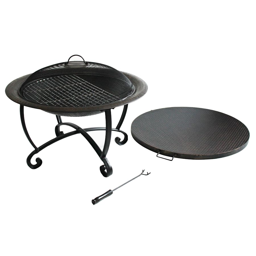 Island Retreat Riverside 29" Wood Fire Pit Set for $60 Island Retreat Riverside 29" Wood Fire Pit Set for $60