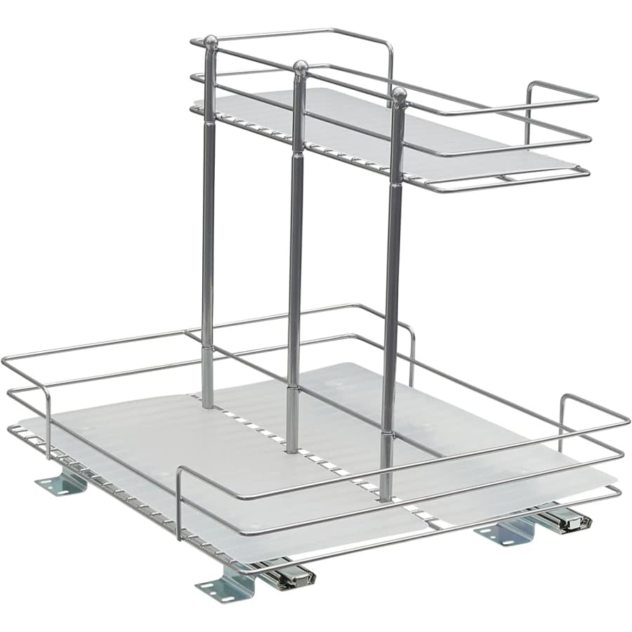Household Essentials Glidez 2-Tier Sliding Pantry Organizer for $63 Household Essentials Glidez 2-Tier Sliding Pantry Organizer for $63